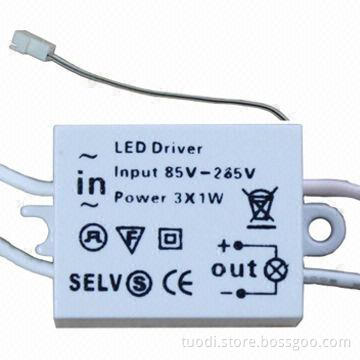 Constant Current Power Supply with 12V DC Output Voltage, 3W Output Power